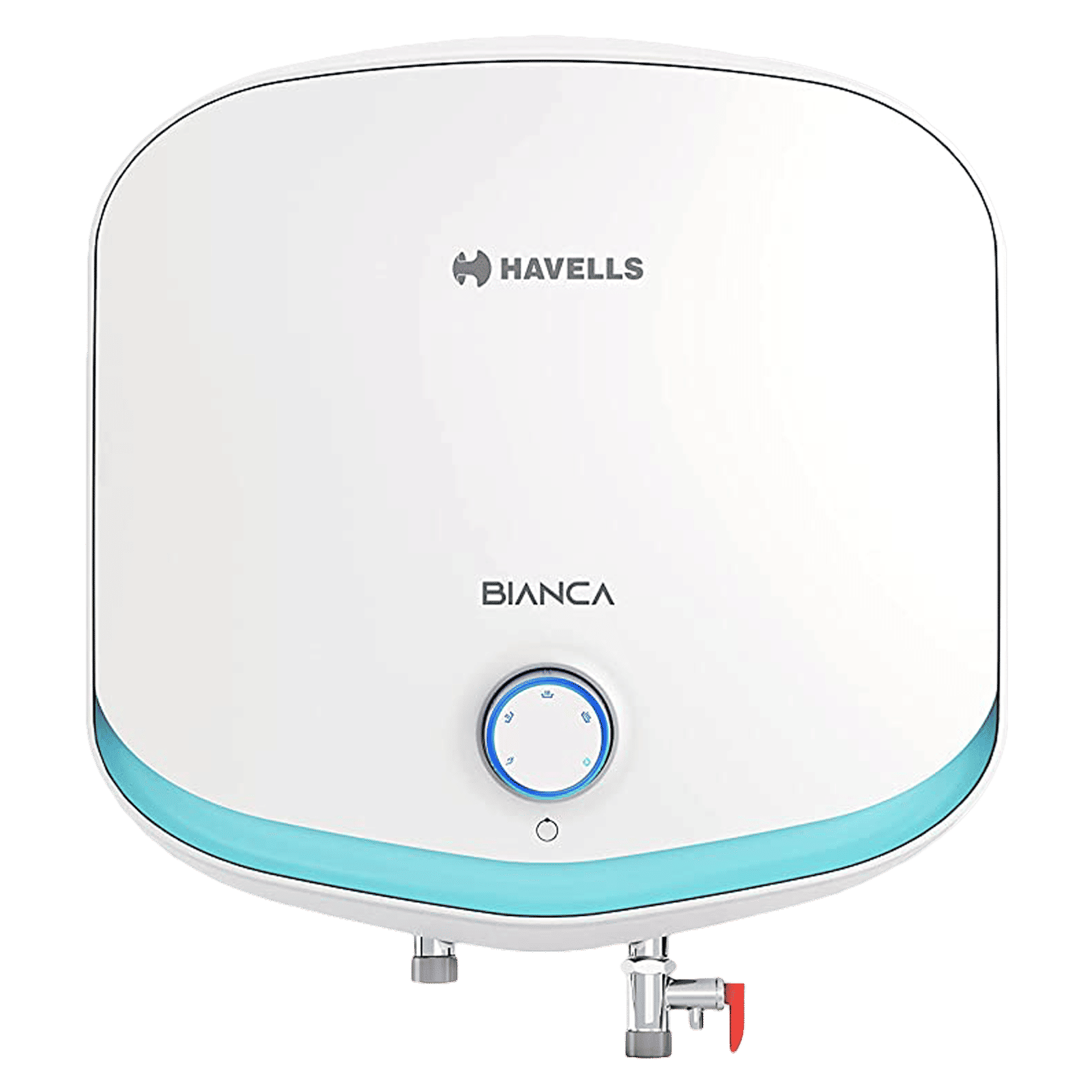 HAVELLS Bianca 10 Litre 5 Star Vertical Storage Geyser with Whirl Flow Technology (White & Blue)