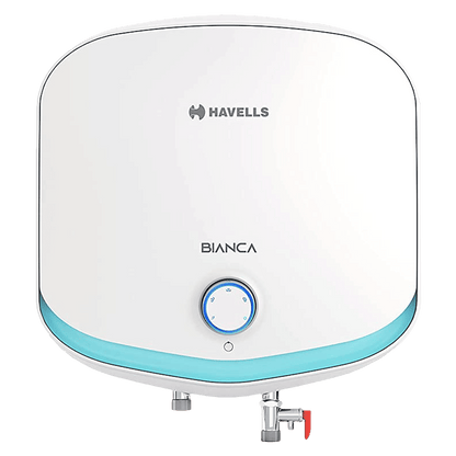 HAVELLS Bianca 10 Litre 5 Star Vertical Storage Geyser with Whirl Flow Technology (White & Blue)