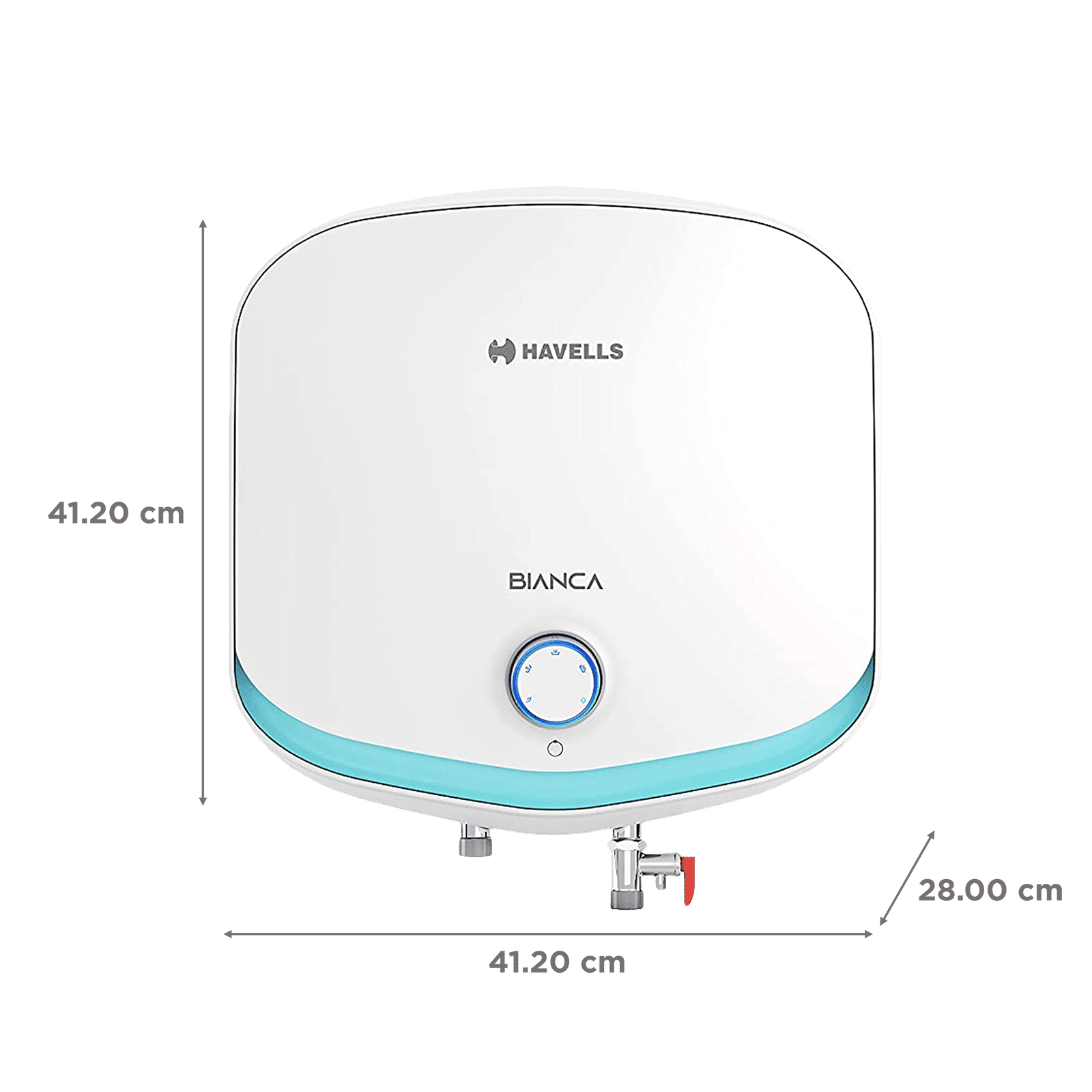HAVELLS Bianca 10 Litre 5 Star Vertical Storage Geyser with Whirl Flow Technology (White & Blue)
