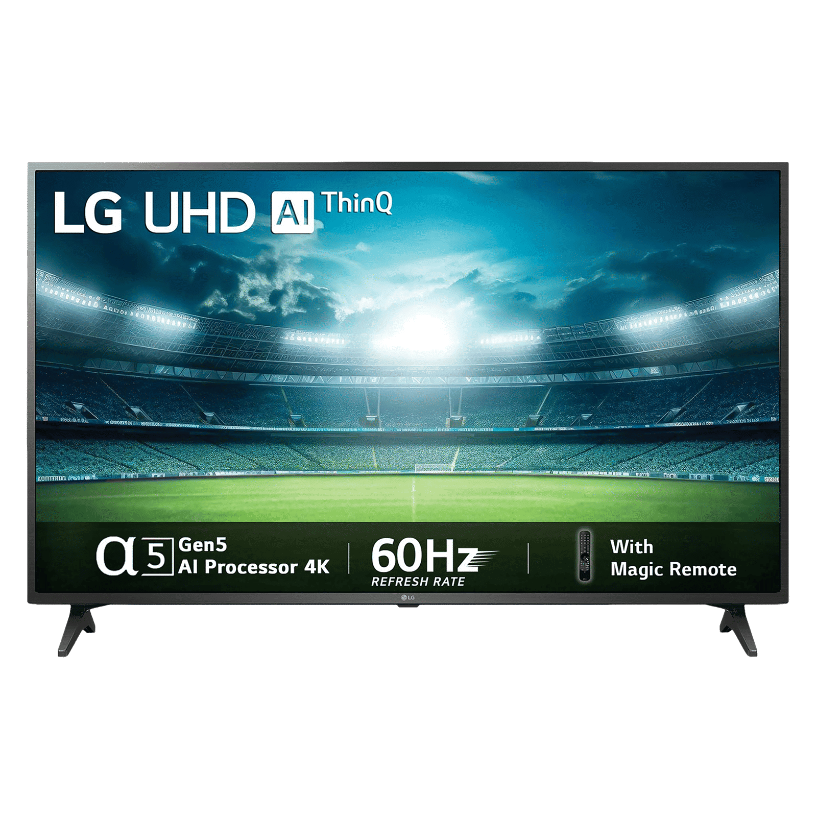 LG UQ7500 139.7 cm (55 inch) 4K Ultra HD LED WebOS TV with α5 Gen5 AI Processor (2022 model)