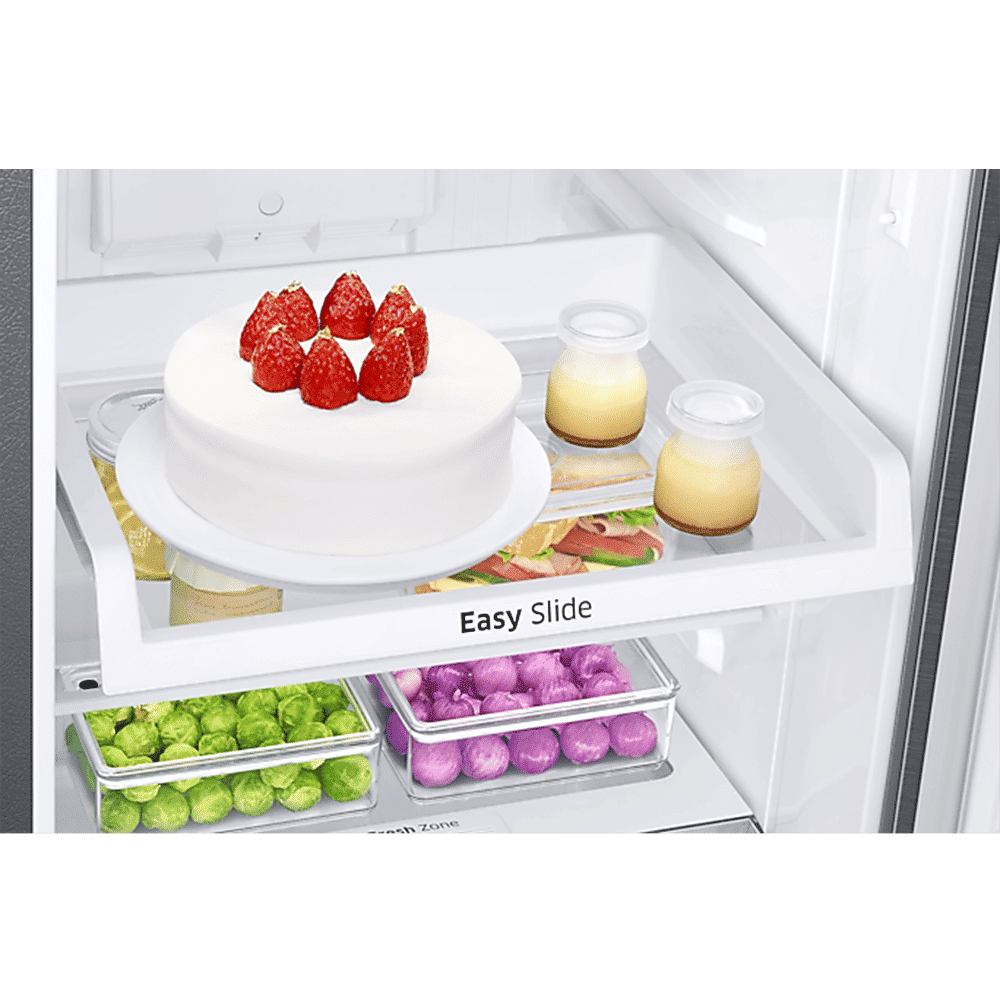 SAMSUNG 236 Litres 3 Star Frost Free Double Door Convertible Refrigerator with Anti Bacterial Gasket (RT28C3733S8/HL, Elegant Inox)