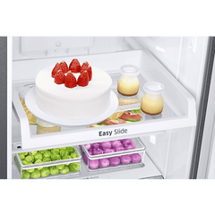 SAMSUNG 236 Litres 3 Star Frost Free Double Door Convertible Refrigerator with Anti Bacterial Gasket (RT28C3733S8/HL, Elegant Inox)