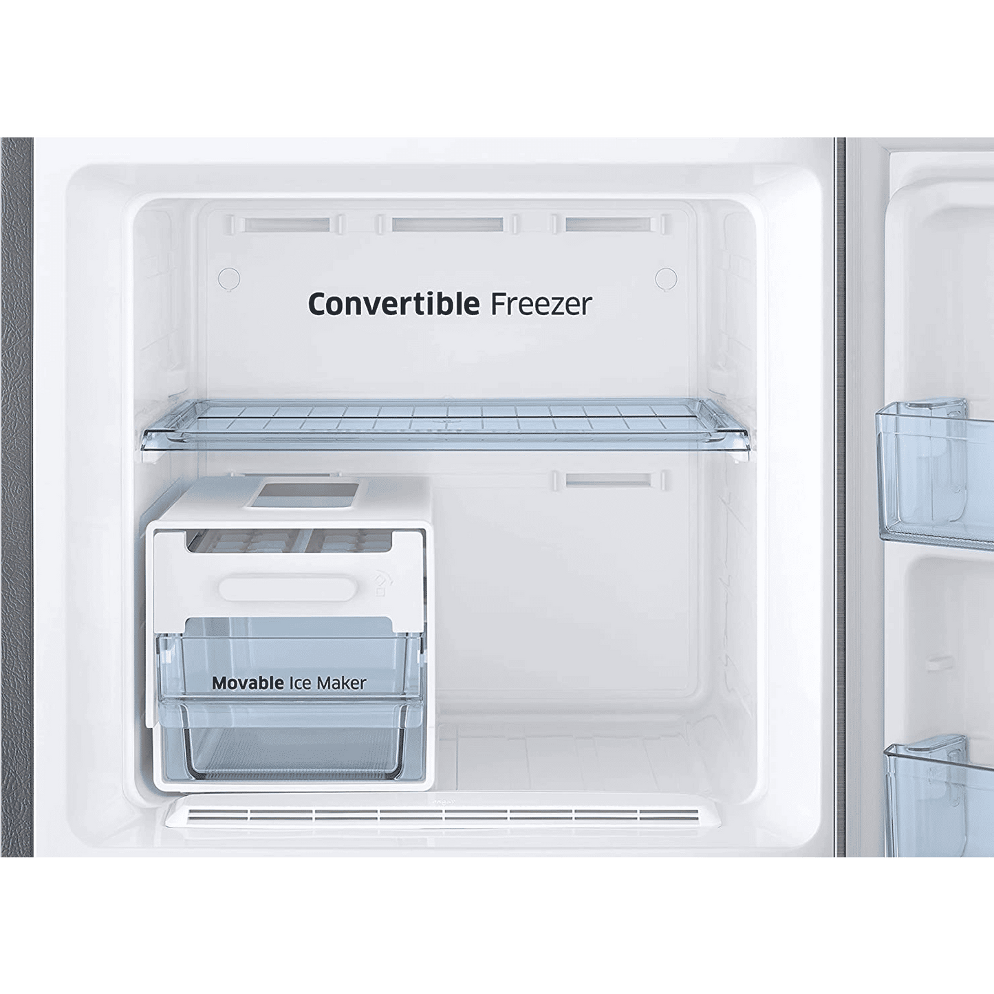 SAMSUNG 236 Litres 3 Star Frost Free Double Door Convertible Refrigerator with Anti Bacterial Gasket (RT28C3733S8/HL, Elegant Inox)
