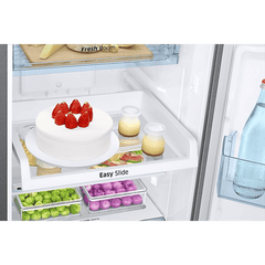 SAMSUNG 236 Litres 3 Star Frost Free Double Door Refrigerator with Stabilizer Free Operation (RT28C3053S8/HL, Elegant Inox)