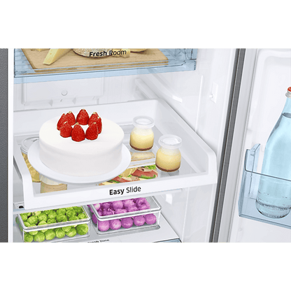 SAMSUNG 236 Litres 3 Star Frost Free Double Door Refrigerator with Stabilizer Free Operation (RT28C3053S8/HL, Elegant Inox)