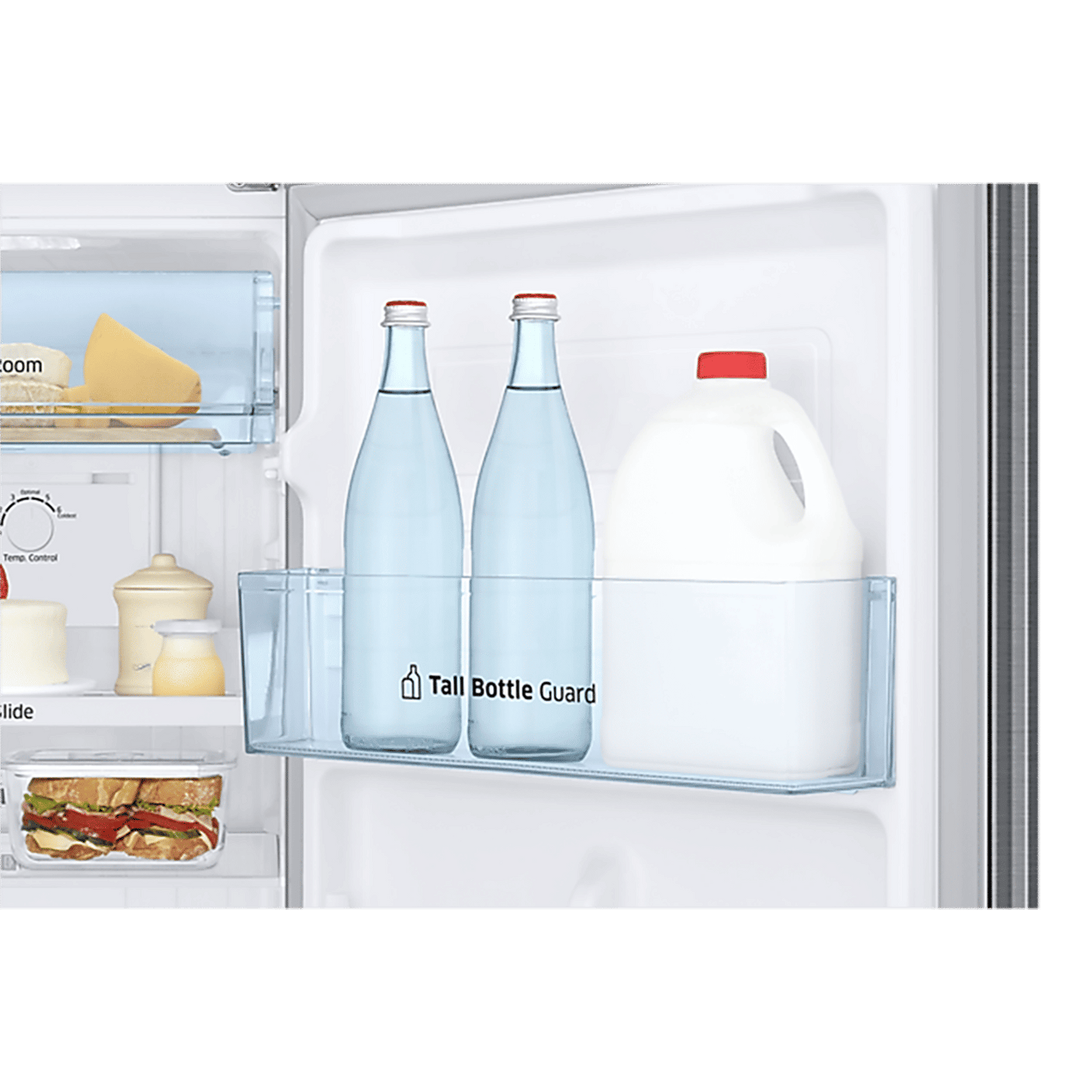 SAMSUNG 236 Litres 3 Star Frost Free Double Door Refrigerator with Stabilizer Free Operation (RT28C3053S8/HL, Elegant Inox)