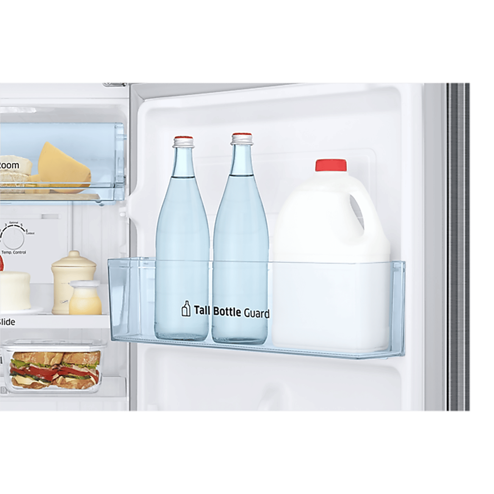 SAMSUNG 236 Litres 3 Star Frost Free Double Door Refrigerator with Stabilizer Free Operation (RT28C3053S8/HL, Elegant Inox)