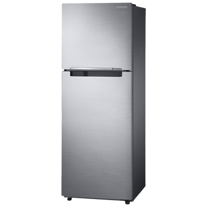 SAMSUNG 236 Litres 3 Star Frost Free Double Door Refrigerator with Stabilizer Free Operation (RT28C3053S8/HL, Elegant Inox)