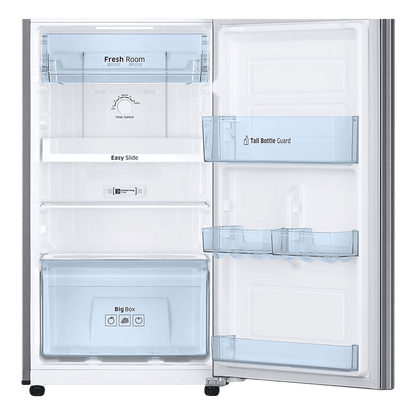 SAMSUNG 236 Litres 3 Star Frost Free Double Door Refrigerator with Stabilizer Free Operation (RT28C3053S8/HL, Elegant Inox)