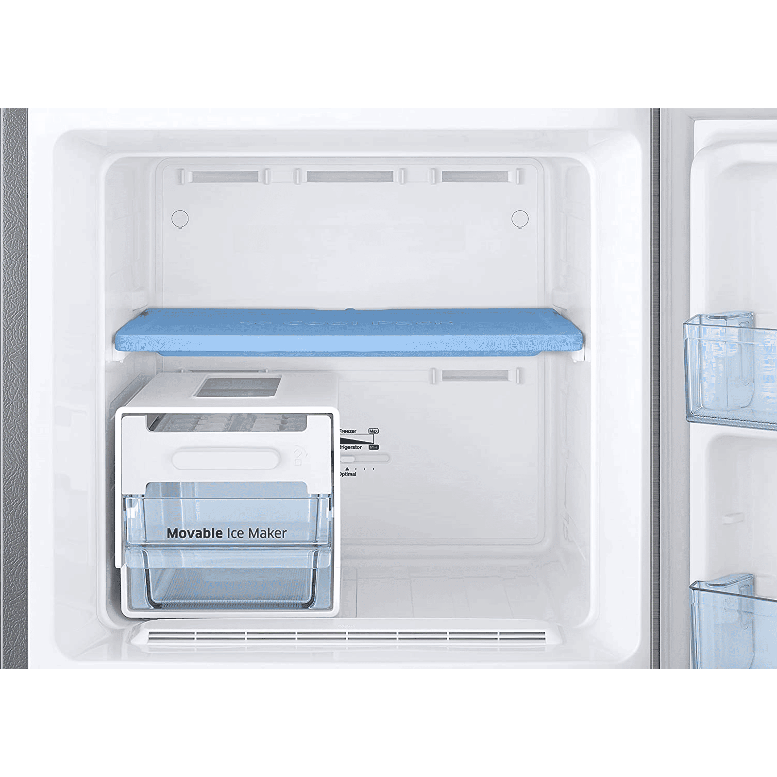 SAMSUNG 236 Litres 3 Star Frost Free Double Door Refrigerator with Stabilizer Free Operation (RT28C3053S8/HL, Elegant Inox)