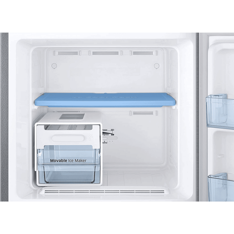 SAMSUNG 236 Litres 3 Star Frost Free Double Door Refrigerator with Stabilizer Free Operation (RT28C3053S8/HL, Elegant Inox)