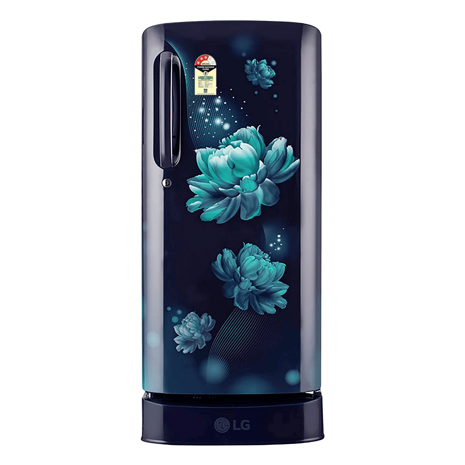 LG 185 Litres 3 Star Direct Cool Single Door Refrigerator with Antibacterial Gasket (GL-D201ABCD.BBCZEB, Blue Charm)