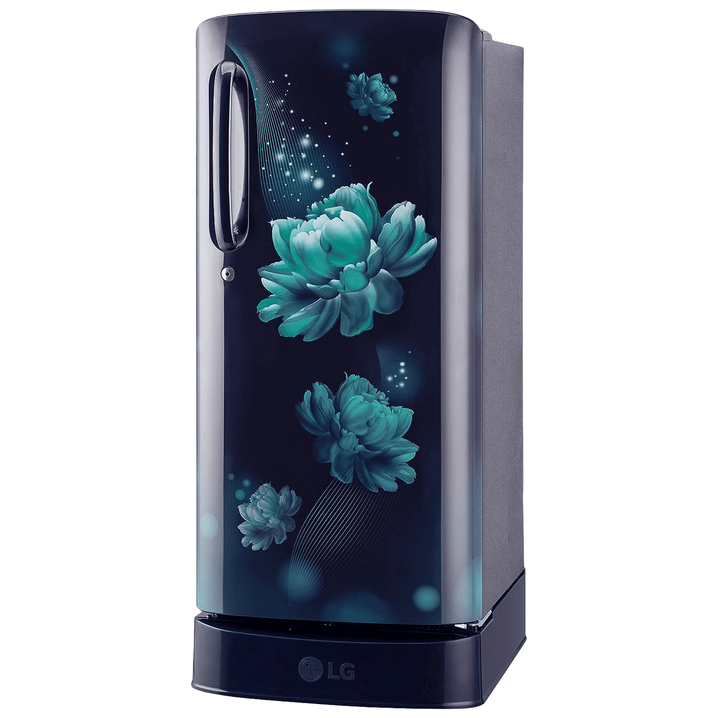 LG 185 Litres 3 Star Direct Cool Single Door Refrigerator with Antibacterial Gasket (GL-D201ABCD.BBCZEB, Blue Charm)