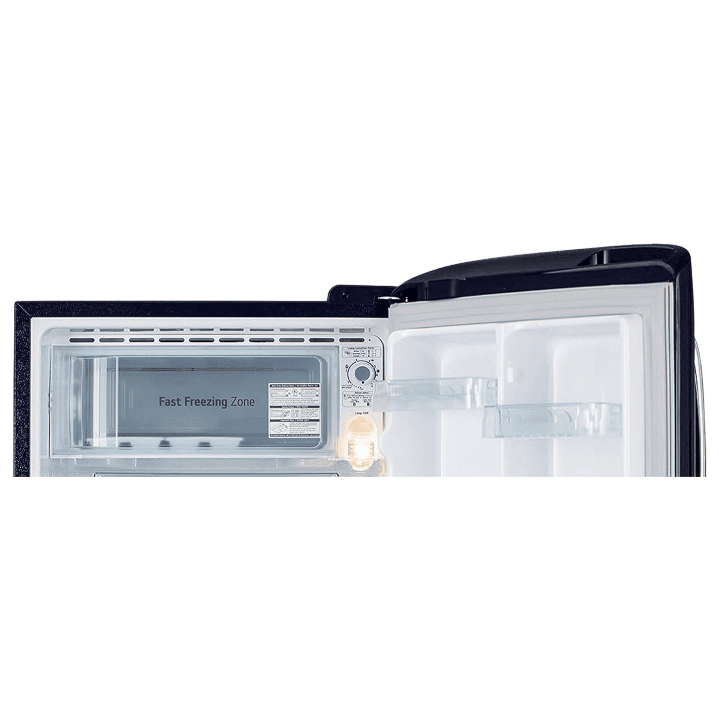 LG 185 Litres 3 Star Direct Cool Single Door Refrigerator with Antibacterial Gasket (GL-D201ABCD.BBCZEB, Blue Charm)