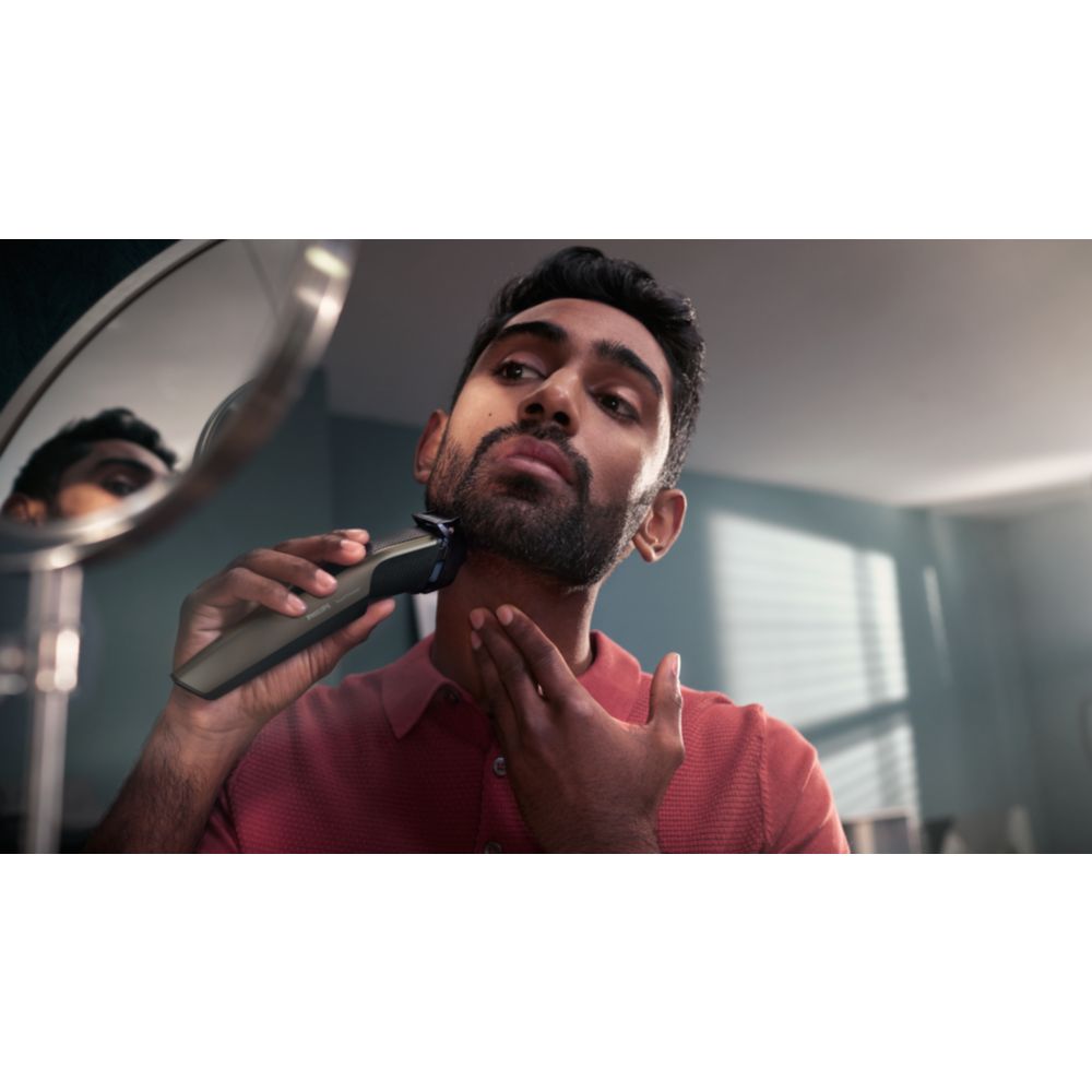Philips Beard Trimmer 3000 Series with Lift & Trim, 1mm Precision, 60 min Runtime (BT3323/30)