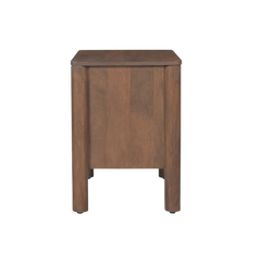Indiana Scalloped Edge Solid Wood Bedside – Elegant Nightstand