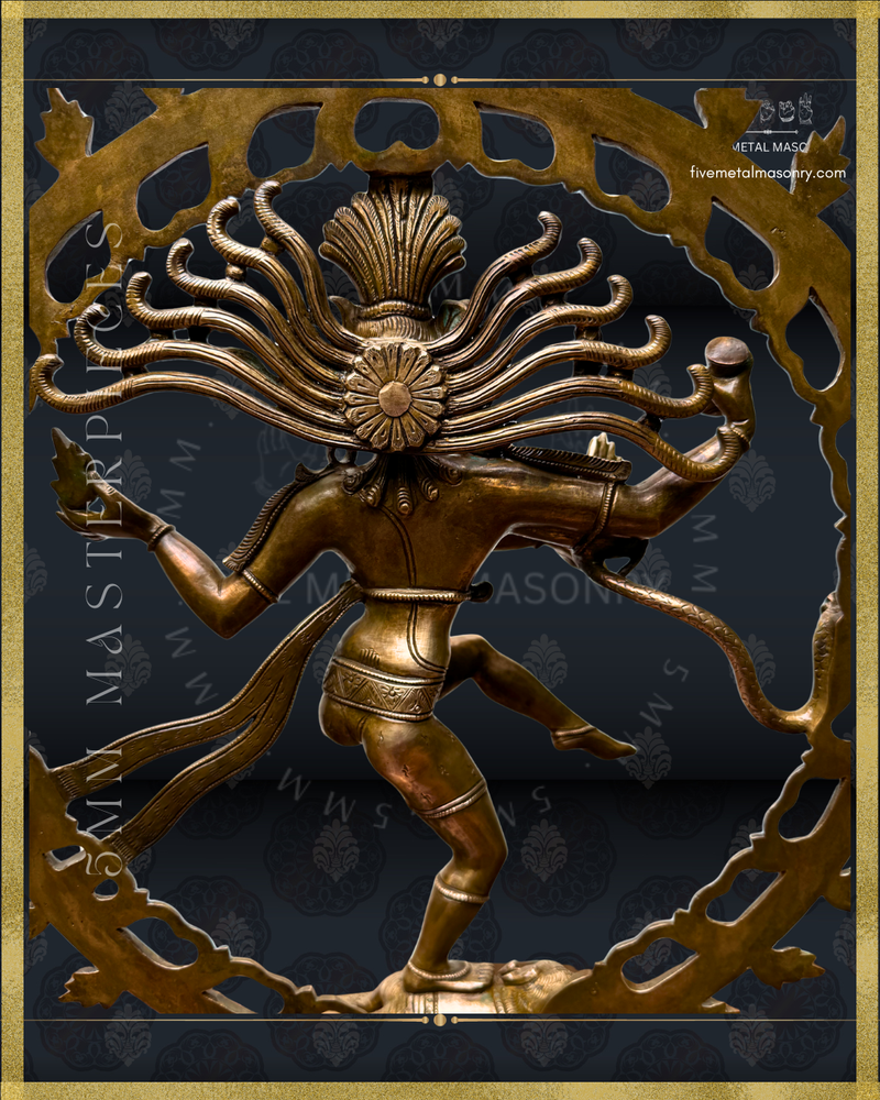 Nataraja Panchaloha Bronze Icon - 18" - Masterpieces Collection