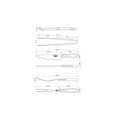 Polywood Barbecue Set of 3 - Red