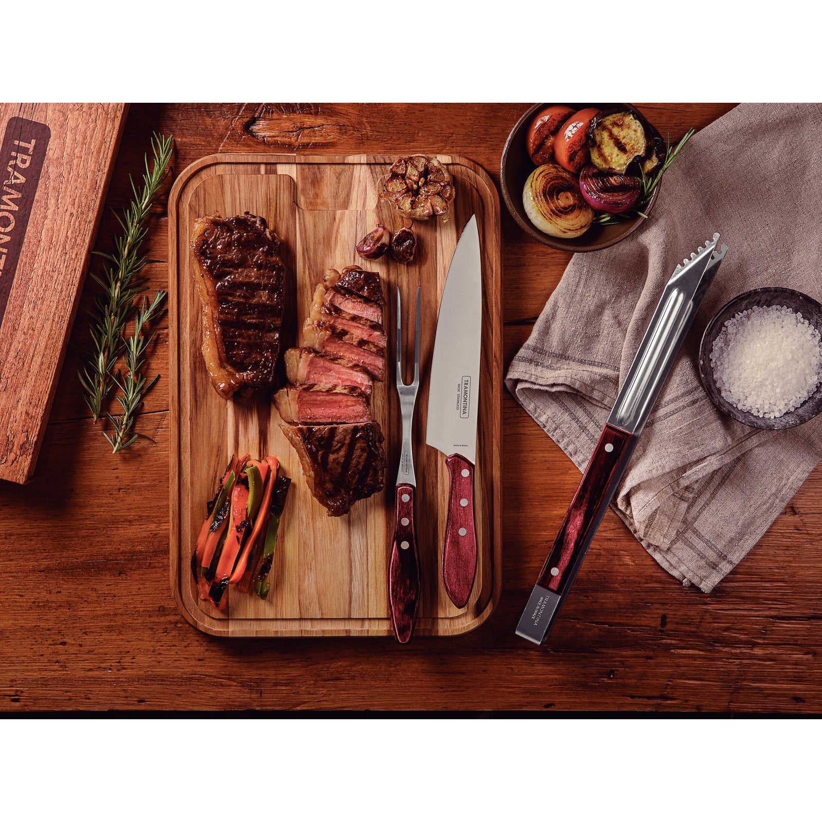 Polywood Barbecue Set of 3 - Red