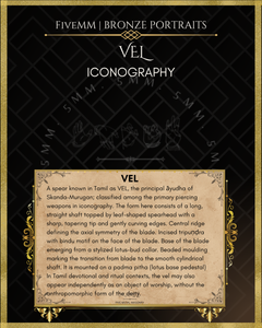 Vel Panchaloha Bronze Icon - 9.5"