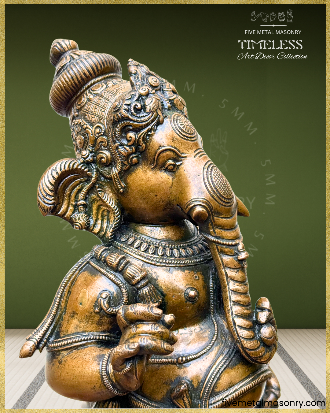 Mappillai Ganesha - Panchaloha Bronze Icon - 25"- Timeless Collection