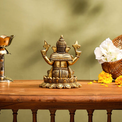 Brass Superfine Ganesha Idol (5.8 Inch)
