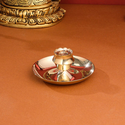 Brass Incense Holder/Agardan (3.2 Inch)