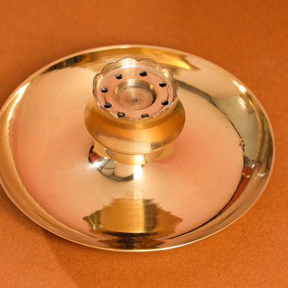 Brass Incense Holder/Agardan (3.2 Inch)