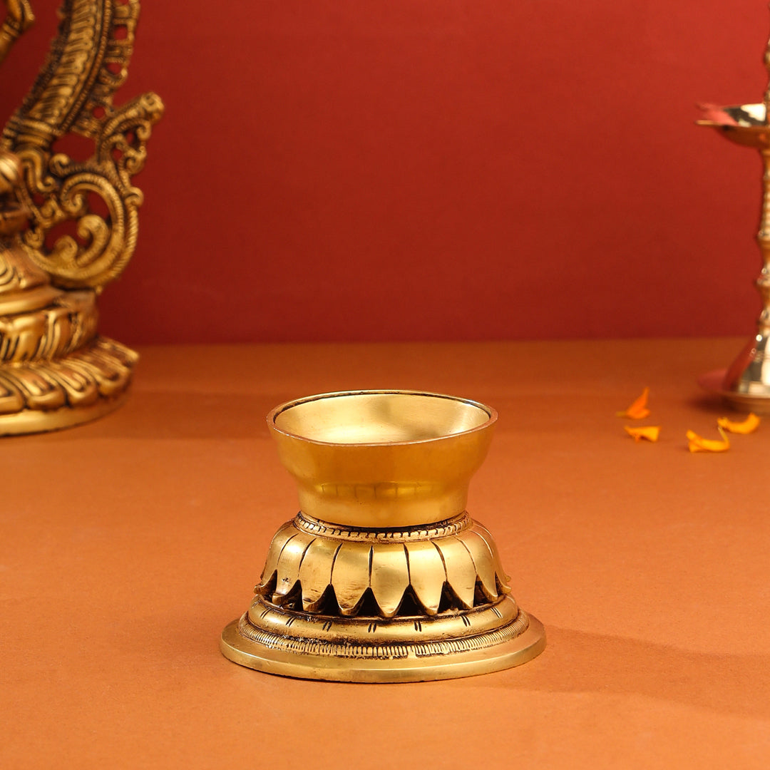 Brass Candle Holder Stand (3 Inch)