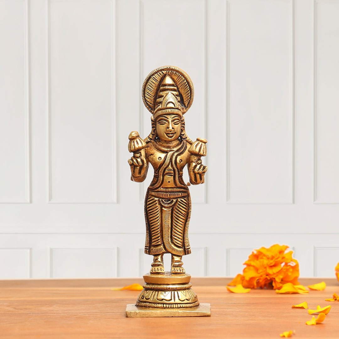 Brass Superfine Surya Bhagwan Idol (5.5 Inch)