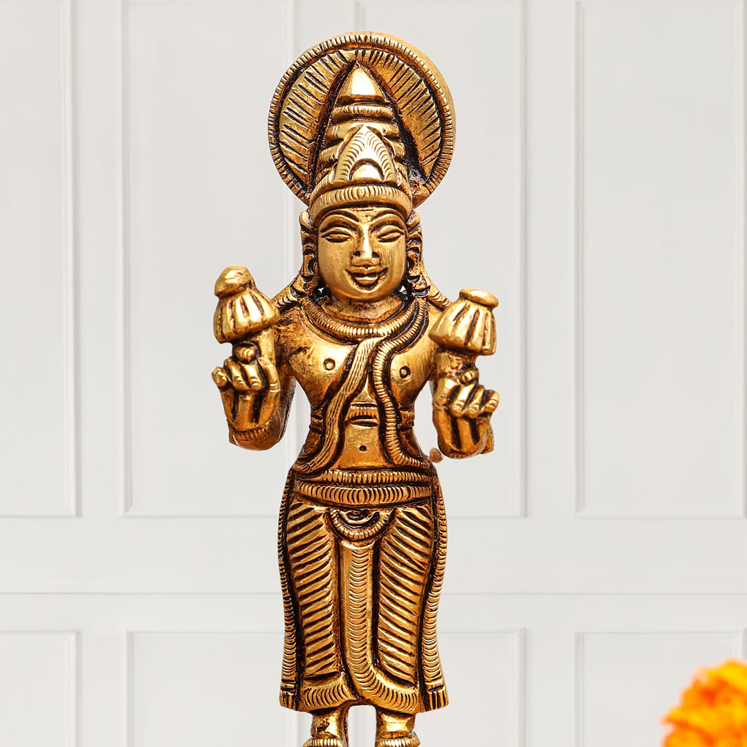 Brass Superfine Surya Bhagwan Idol (5.5 Inch)