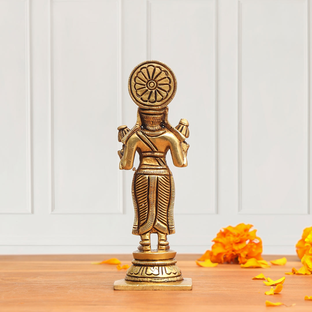 Brass Superfine Surya Bhagwan Idol (5.5 Inch)
