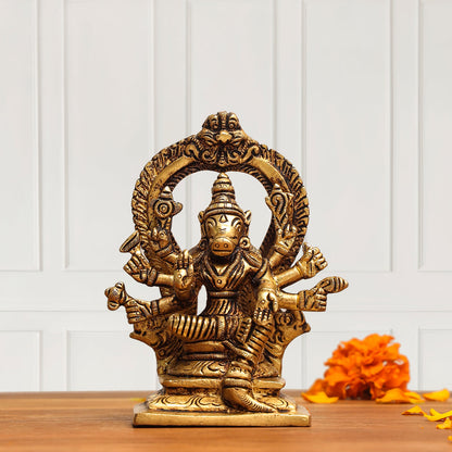 Brass Varahi Devi Idol (4.8 Inch)