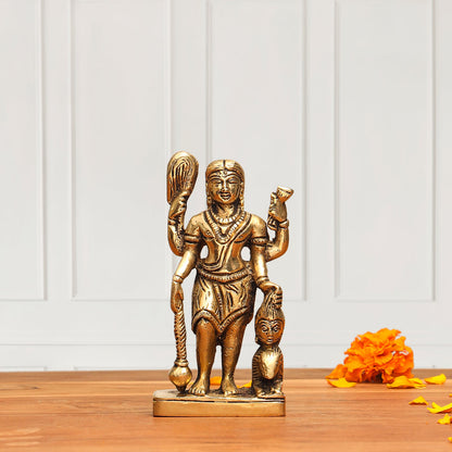 Brass Kal Bhairav Idol (5 Inch)