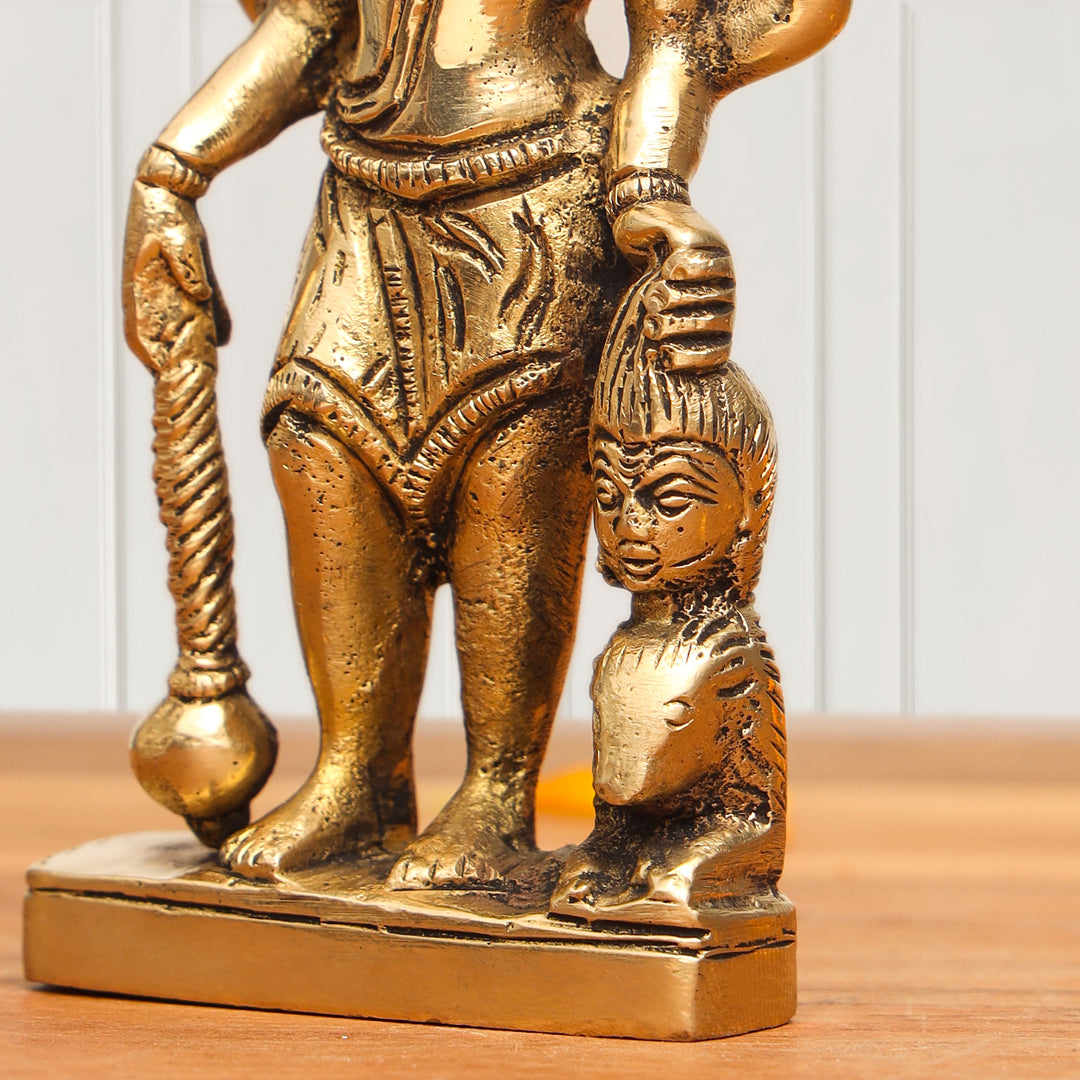 Brass Kal Bhairav Idol (5 Inch)