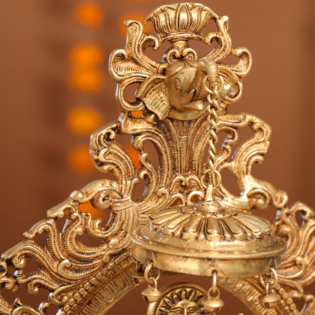 Brass Superfine Majestic Ram Darbar Statue (23 Inch)