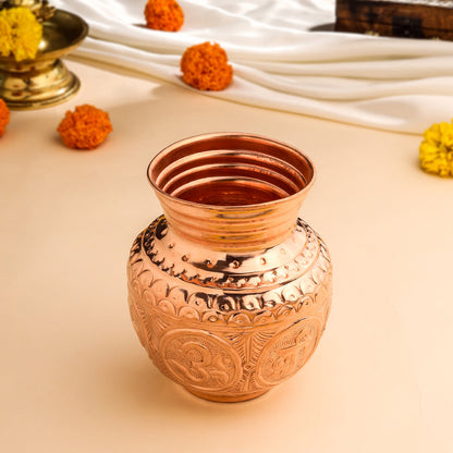 Copper Ashtalakshmi Pooja Kalash
