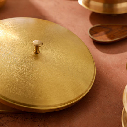 Brass Roti/Chapati box (4.5 Inch)