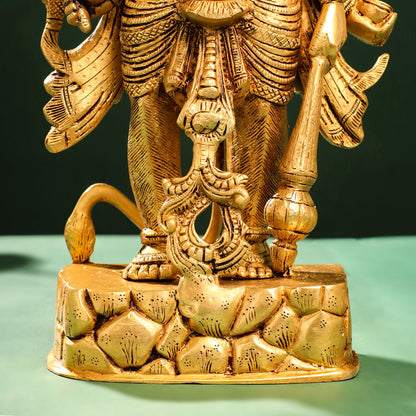 Brass Panchmukhi Hanuman Idol (18 Inch)