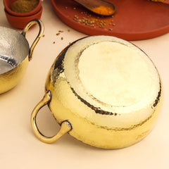 Brass Kadhai Set Of Three