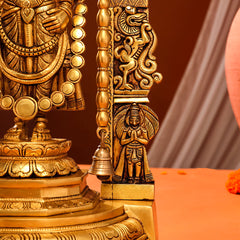 Brass Frame Tirupati Balaji Venkateshwar Idol (22 Inch)