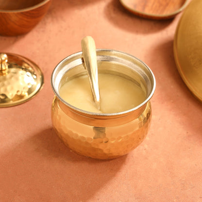 Brass Ghee Pot (3.5 Inch)