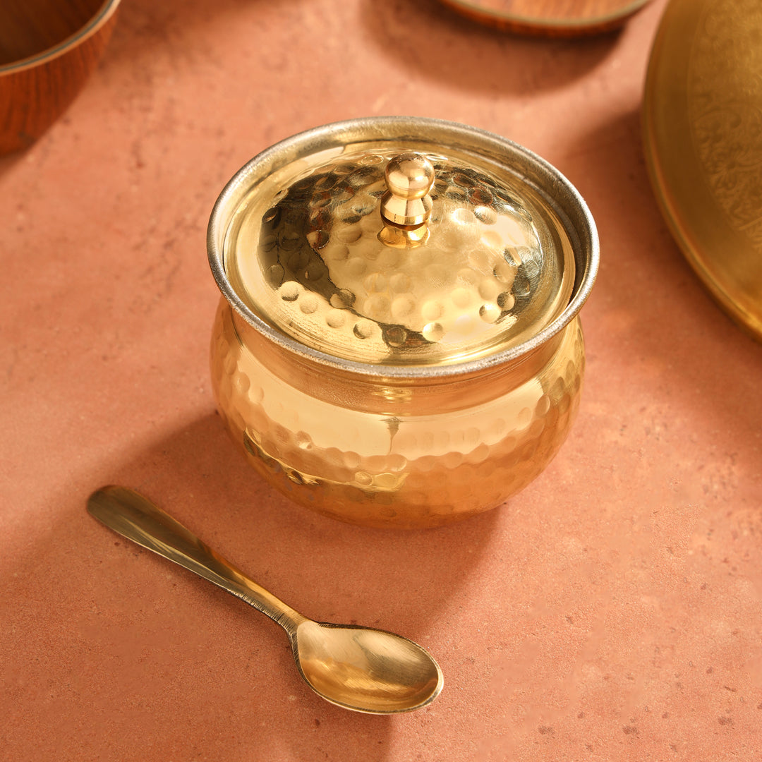 Brass Ghee Pot (3.5 Inch)
