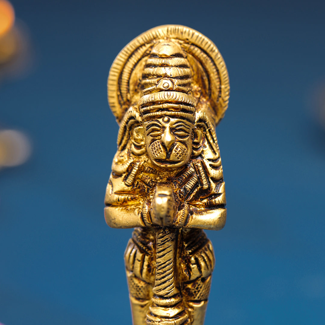 Brass Hanuman Standing Idol (4.2 Inch)