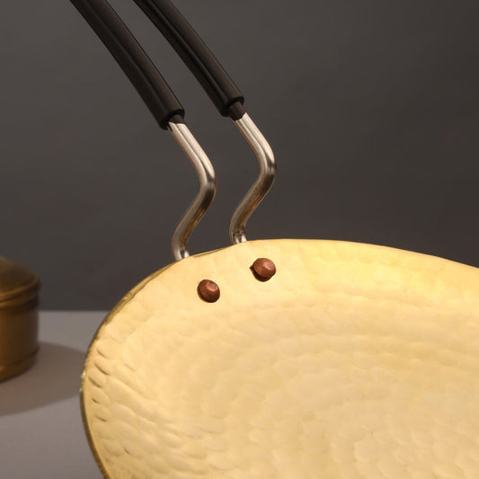 Brass Hammered Roti Tawa (17.5 Inch)