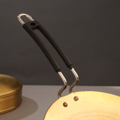 Brass Hammered Roti Tawa (17.5 Inch)