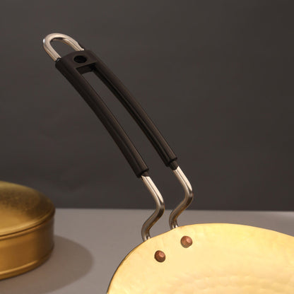 Brass Hammered Roti Tawa (17.5 Inch)