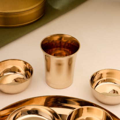 Kansa Thali/Dinner Set (1.9 Kg)