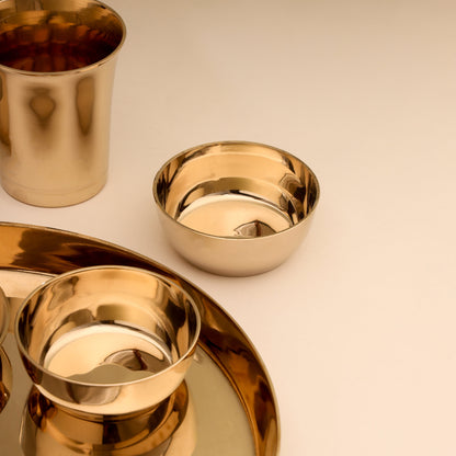 Kansa Thali/Dinner Set (1.9 Kg)
