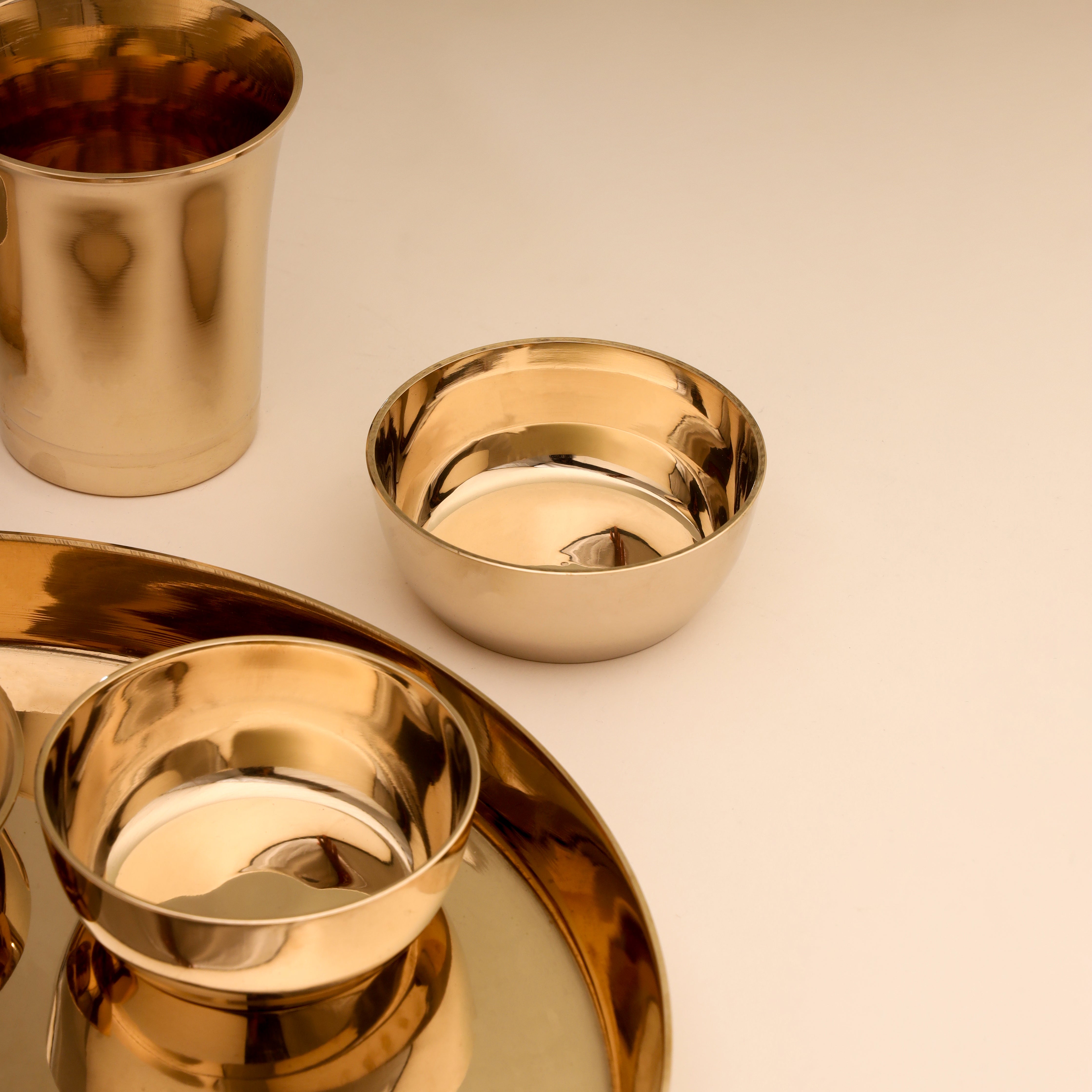 Kansa Thali/Dinner Set (1.9 Kg)